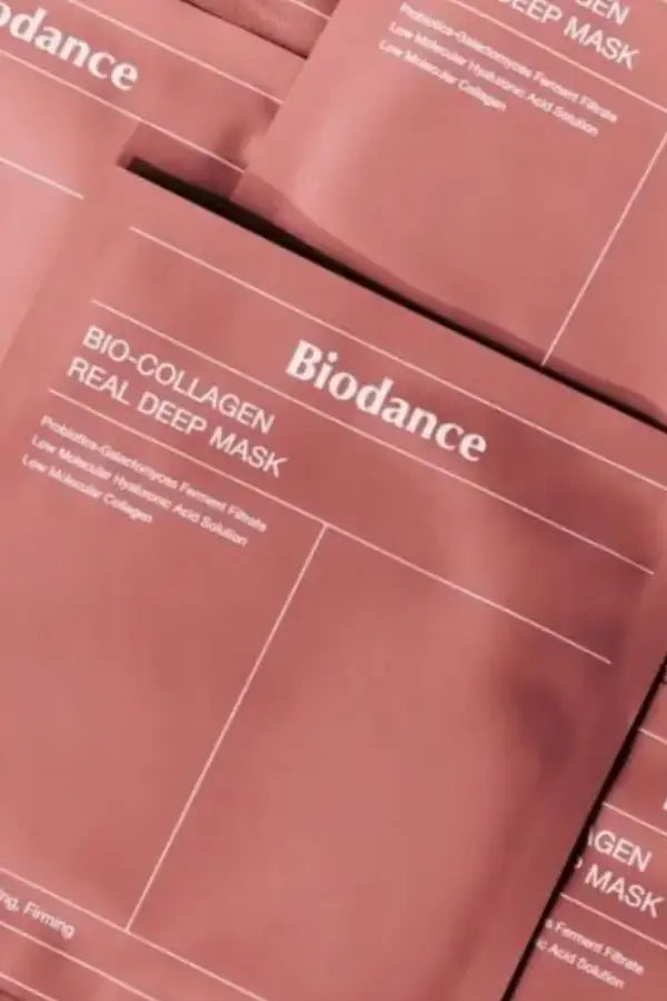 Bio Collagen-Real Deep Mask - 4 Sheets, 1.19 Oz 34g Each